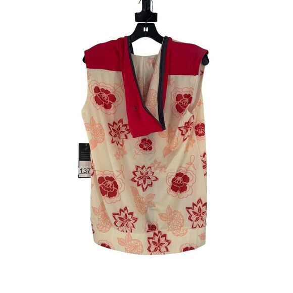 Vida Activewear Women's Pink Floral Zip Pocket Hooded‎ Vest Size Small NWT - Picture 2 of 6